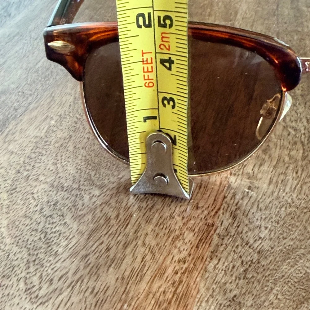 AJ Morgan Soho Sunglasses Unisex Tortoise Clubmaster Brown Lens 51-21-146 Retro